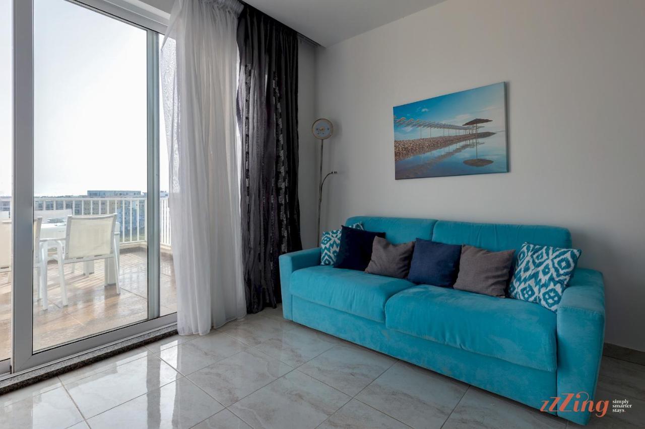 Sunny Penthouse Wterrace And Open Views St. Paul's Bay Exterior foto
